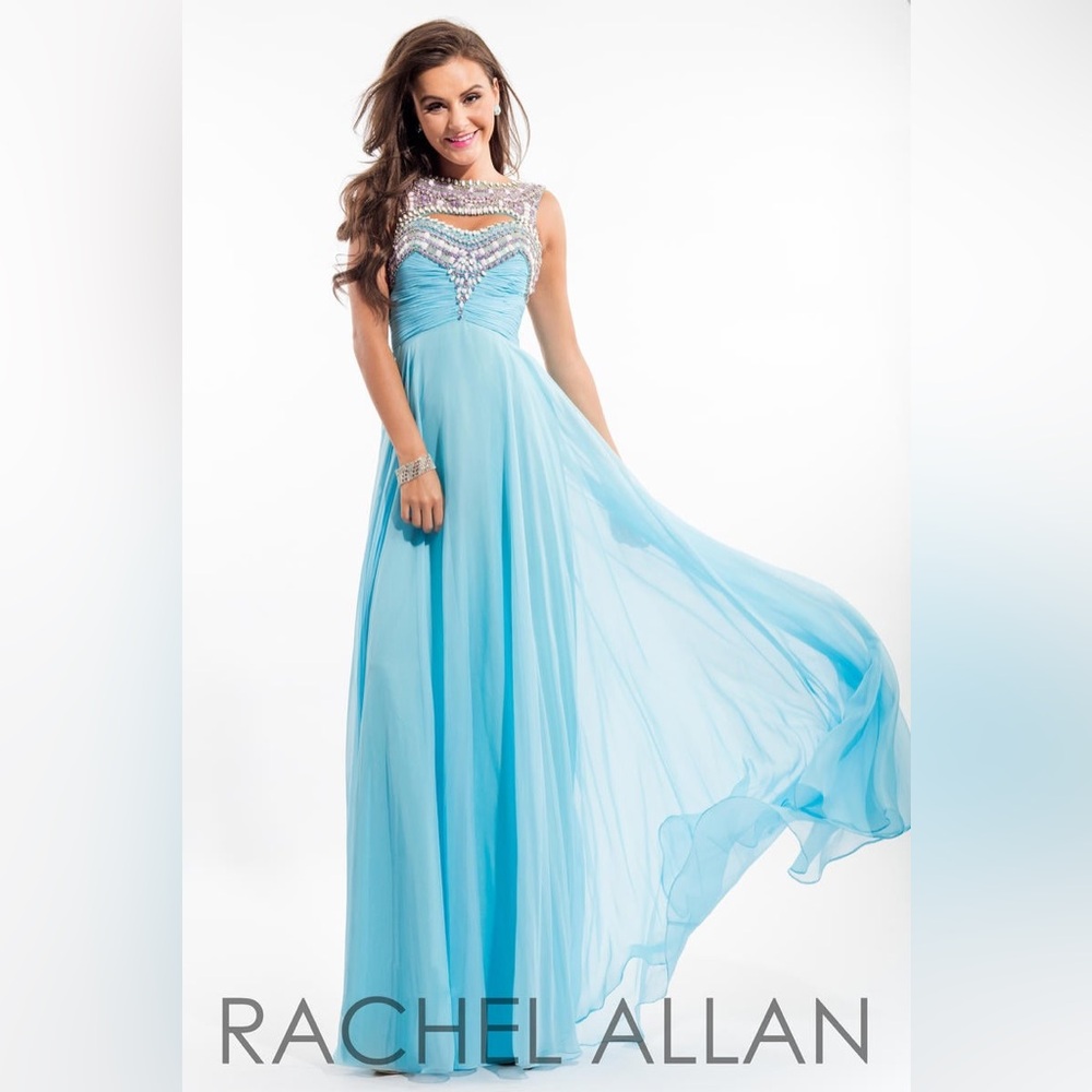 Rachel Allan-Aqua Blue Gown🩵